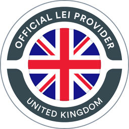 Official LEI provider emblem for the United Kingdom